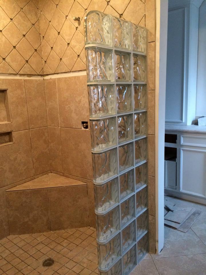Glass Block Showers Shower Kits - Glass Block Wall Shower Designs