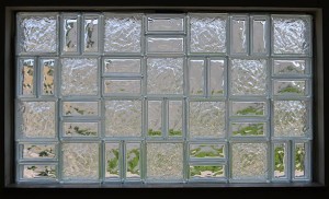 Glass Block Window With Multiple Styles and Sizes