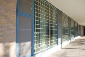 vistabrik windows in a school